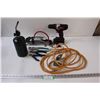 Image 1 : Foot Pump, Cordless Drill, Propane Torch, Extension Cord, Hand Tools, Flashlight