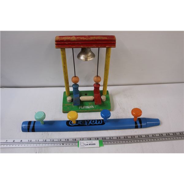 Playskool Toy, Crayon Coat Hanger