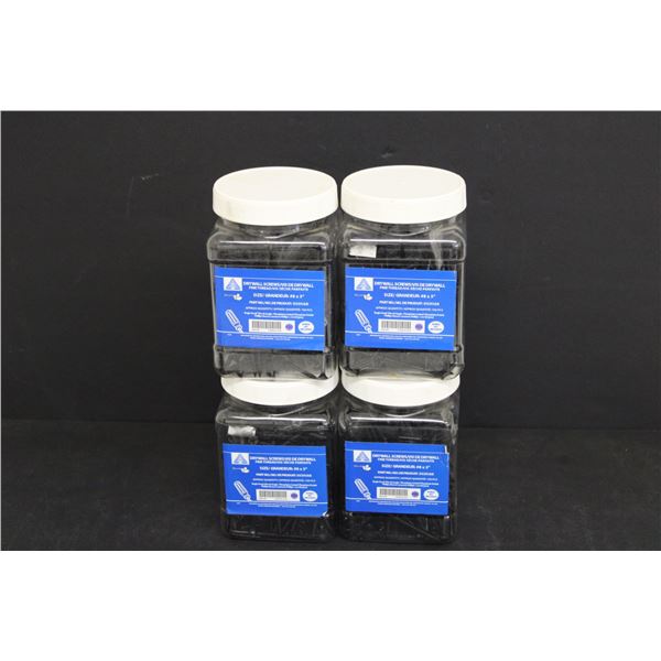 (4) Packs Of #8 3" Drywall Screws