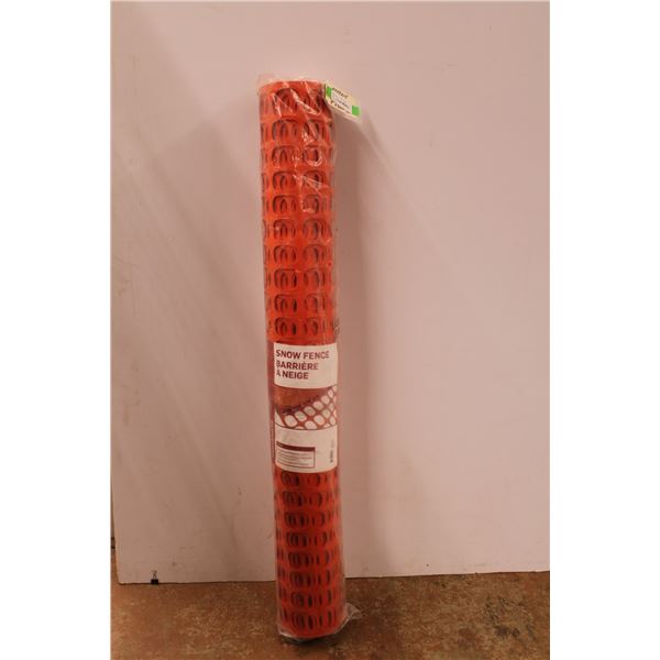 *Homebase Roll Of Snow Fence, 4ft x 50ft Roll- NIB