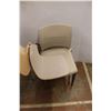 Image 3 : *(3) Plastic Chairs w/ Side Platform Table- All As Is