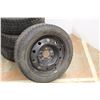 Image 2 : *4X BID PRICE - Set Of (4) Triangle Snow Lion Tires, 195/55R15 85H w/ (4) 5 Bolt Steel Rims