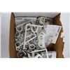 Image 3 : Box Of Shower Curtain Hooks, Brackets, Misc.