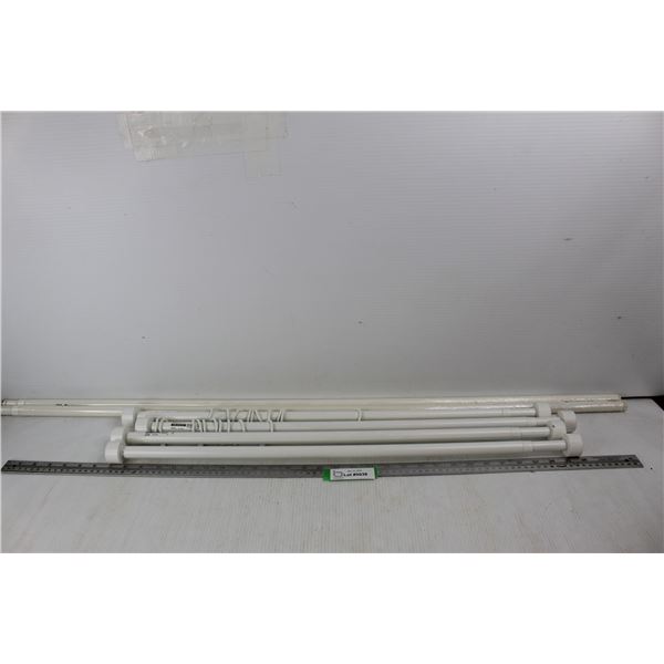 *(6) Shower Curtain Bars- Some Adjustable- All As Is