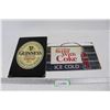 Image 1 : (2) Fantasy Signs, Guinness, Coca-Cola- Both 12'' x 8''