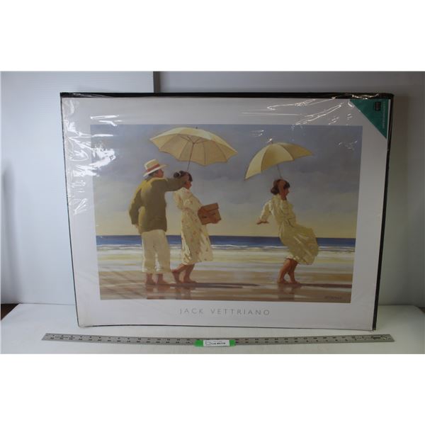 Unframed Wall Art Print - "The Picnic Party" - 24" x 32" - Artist: Jack Vettriano