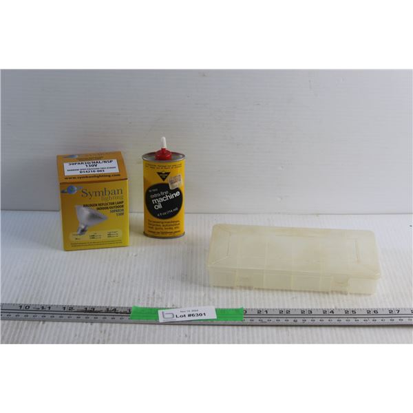 Extra Fine Machine Oil, Hardware Tray and Halogen Reflection Lamp