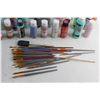 Image 5 : Assorted Acrylic Paint and Paint Brushes