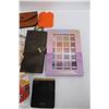 Image 5 : Lot Of Various Key Holders, Wallets, Eye Shadow Kit, Misc.
