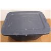 Image 2 : *Plastic Tub w/ Lid- 23.5'' x 17'' x 16''