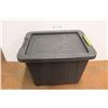 Image 1 : *Plastic Tub w/ Lid- 22.5'' x 16.5'' x 16.5''