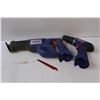 Image 3 : Campbell Hausfeld Cordless Flashlight, Drill/Driver, Circular Saw, Reciprocating Saw, Charger, (2) B