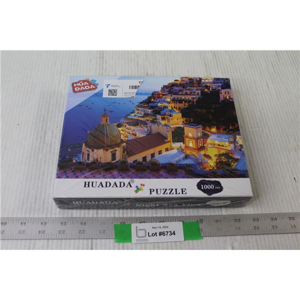 Sealed Huadada 1000pc Puzzle Dreamy Pasitano - 20" x 27"