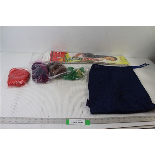 Hair Extensions, Mesh Gym bag