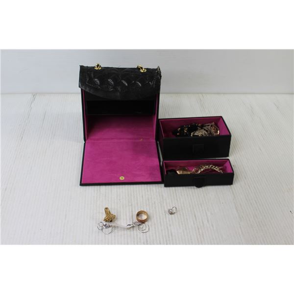 Jewelry Bag With Costume Jewelry