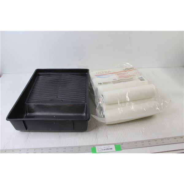 Paint Roller Refills, Paint Tray