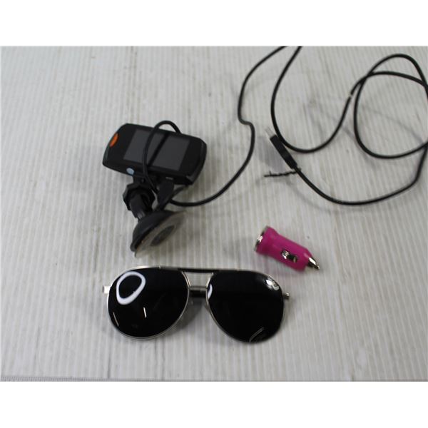 Dashcam With DVr - Consigner Says Works Good, Sunglasses