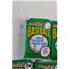 Image 2 : (8) Packs of Fleer'91 Collectible Baseball Logo Stickers & Trading Cards