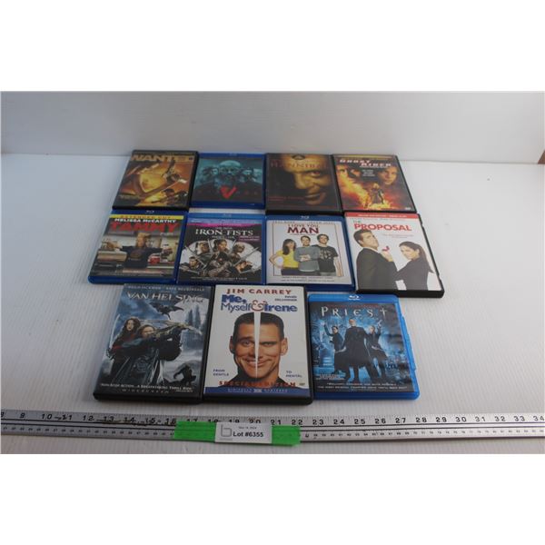 (11) DVD & Blue Ray Movies - Ghost Rider, Hannibal and Tammy
