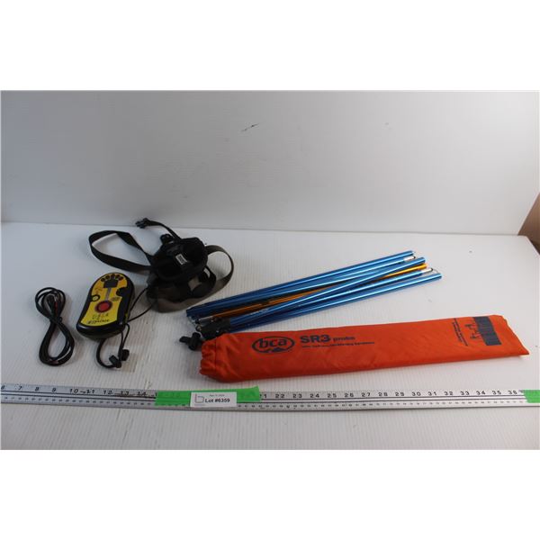 BCA Snow Probes, Beacon Tracker, Helmet Heater Cord - Tested