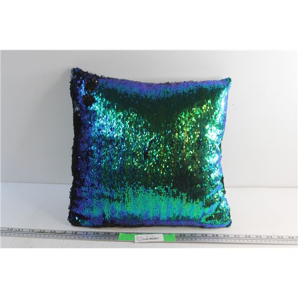 Reversible Sequin Pillow 15''