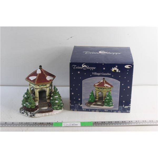 Village Gazebo Christmas Porcelain Decor