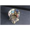 Image 5 : Brass Candle Holder with a Shade and Stained Glass Candle Holder