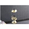 Image 6 : Brass Candle Holder with a Shade and Stained Glass Candle Holder