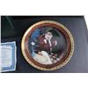 Image 4 : Decorative Deer Santy Claus Plate with a Certificate of an Authenticity by Norman Rockwell