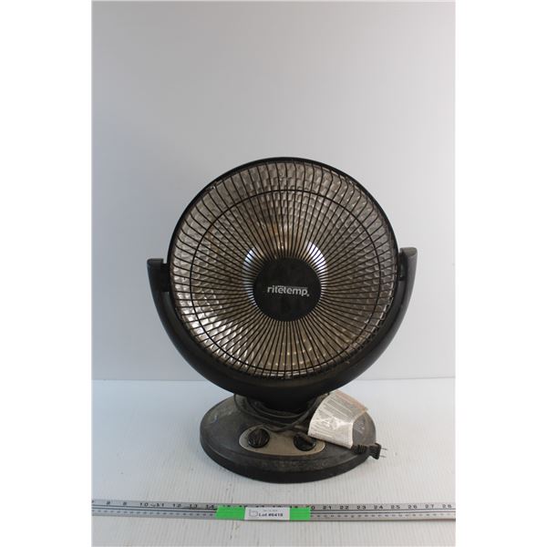 Ritetemp 800W Oscillating Reflective Heater - Tested