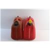 Image 4 : (2) 9.4 L Plastic Jerry Gas Cans