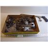 Image 1 : Lot of assorted Tools-(2) Staplers, Magnet, Hacksaw Blades, Chainsaw blade and Misc.