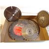 Image 2 : Lot of assorted Saw Blades, Grinding Wheel,(2) pkgs. of Cotter Pins and Masonry Drill Bit