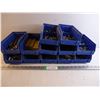 Image 1 : (12) Stacking Plastic Organizers of Misc. Hardware with Tote