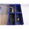Image 3 : (12) Stacking Plastic Organizers of Misc. Hardware with Tote