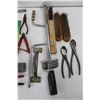 Image 4 : Lot Of Various Tools/ Hardware Items, Pliers, Wire Brushes, Misc.