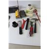 Image 4 : Assorted Wall Repair Items (Sanders, Tape, Mudding Trowels), Paint Rollers, Mixer, Shur-Line 10 In 1