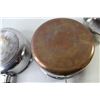 Image 5 : T-Fal Frypan 11" Dia, (3) Sauce Pans (Revere Ware, Lagostina)