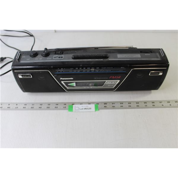 Panasonic FM14 Stereo Radio Cassette Recorder - Working