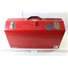 Image 1 : Large Tool Box 21.25" x 9" x 12" - Lockable - Some Rust on Bottom
