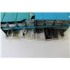 Image 3 : (2) Small Parts Storage Plastic Bins With Contents