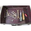 Image 3 : Tool Briefcase With Contents (Wrenches, Electrical Outlets, Screwdrivers, Misc.)