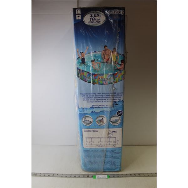 Bestway Steel Pro Framelink System Swimming Pool 10' Dia 26" Depth (NIB)