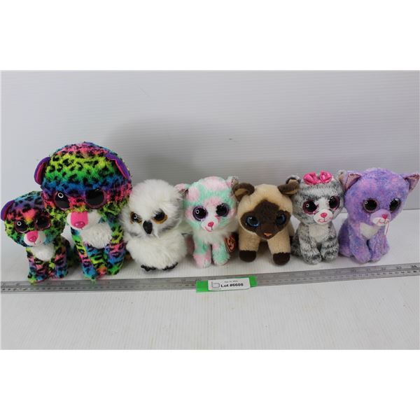 (5) Various TY Beanie Boos