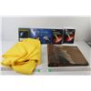 Image 1 : (5) Science Books/DVDs, Binder Of Records, Tablecloth