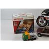 Image 2 : Model Toy Bike, (4) Toy cars,
