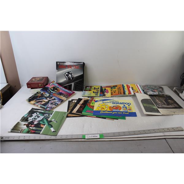 100pc Puzzle, Store Advertisement Signs, Up N Coming Comic Book, Football Pictures/Flyers