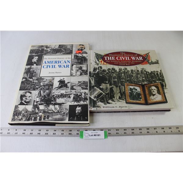 (2) American Civil War Books (Pictoral History, Illustrated History)