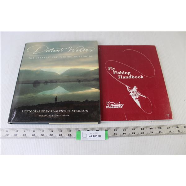 (2) Fly-Fishing Books (Handbook, Distant Waters - Greatest Fly-Fishing Worldwide)