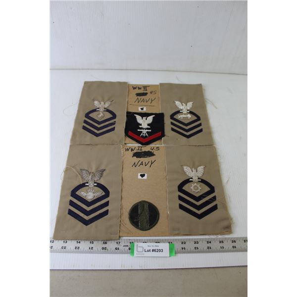(6) Military Uniform Patches
